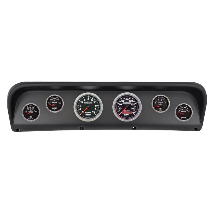 2938-12 6-Gauge Direct-Fit Dash Kit for 1967-1972 Ford F-100 [Sport-Comp II Series]