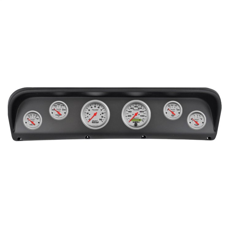 2938-13 6-Gauge Direct-Fit Dash Kit for 1967-1972 Ford F-100 [Ultra-Lite Series]