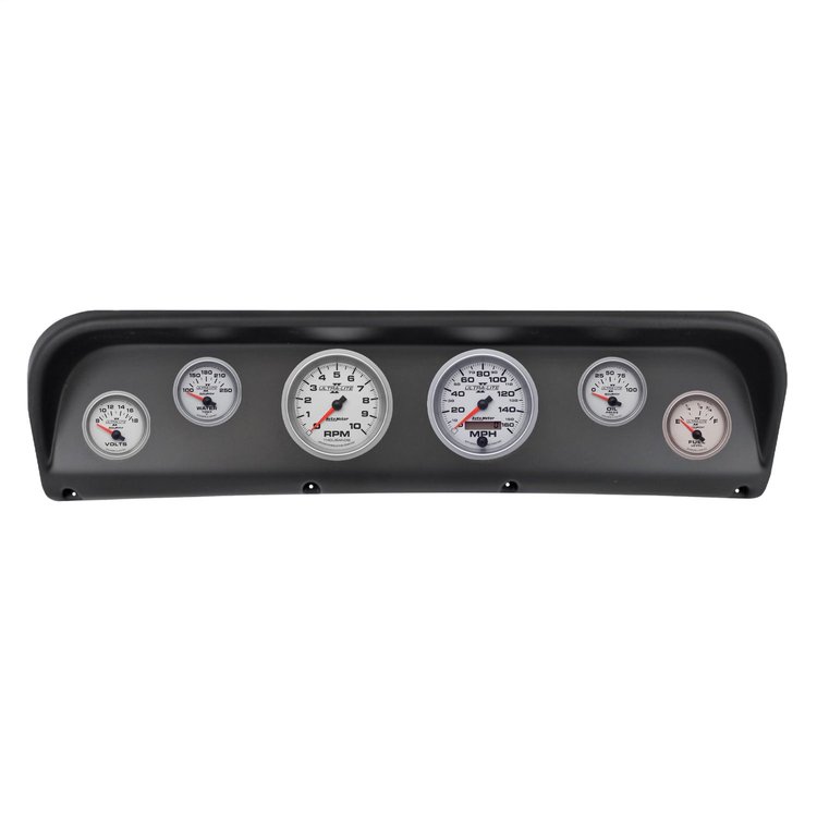 2938-14 6-Gauge Direct-Fit Dash Kit for 1967-1972 Ford F-100 [Ultra-Lite II Series]