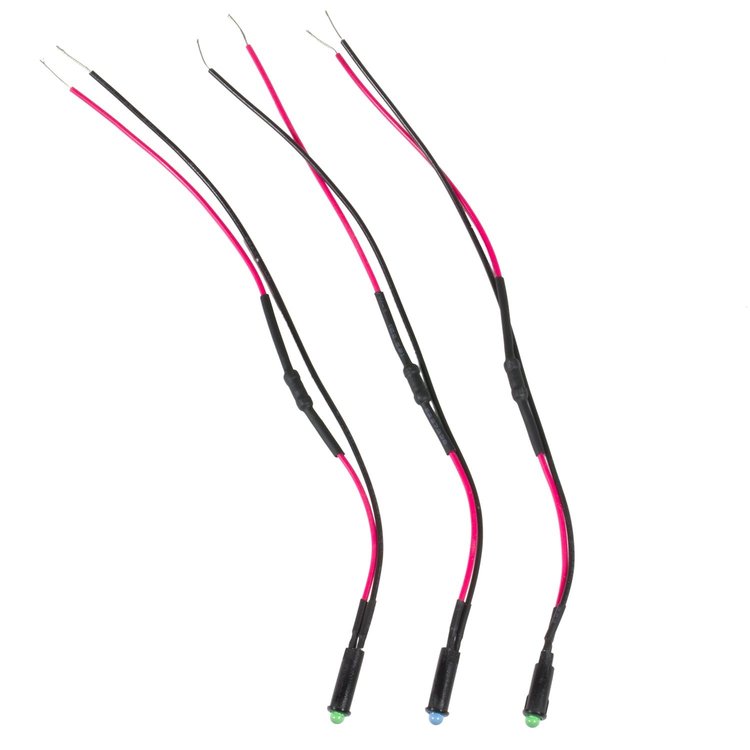 LED Indicator Light Kit For Use with Auto Meter Billet Aluminum Dash Panels