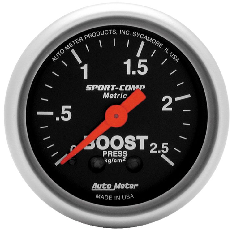Sport-Comp Boost Gauge 2-1/16" Mechanical