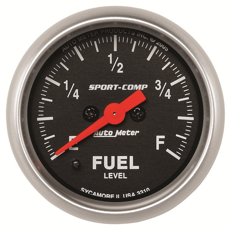 Sport-Comp Fuel Level Gauge 2-1/16" Electrical
