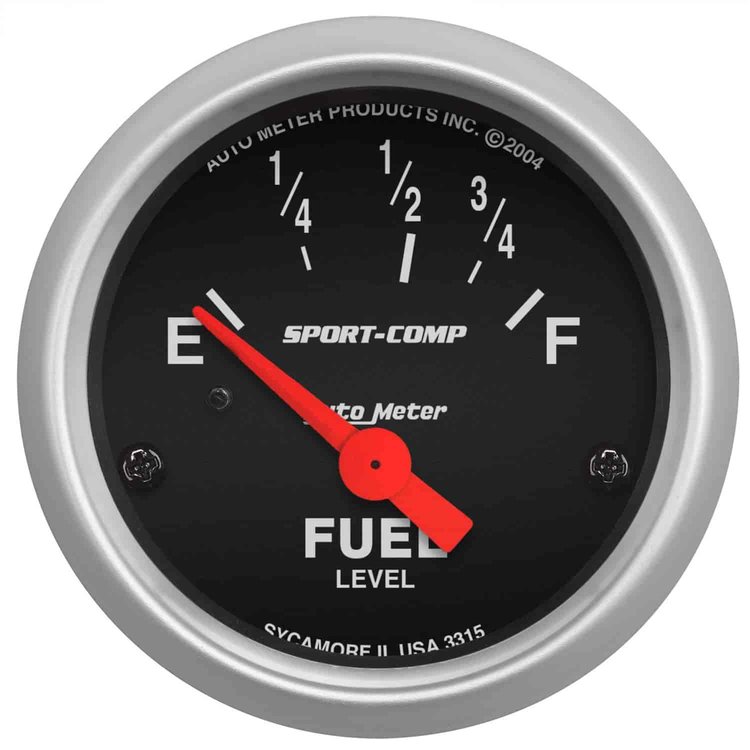 Sport-Comp Fuel Level Gauge 2-1/16" Electrical