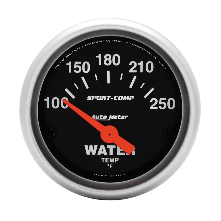 Sport-Comp Water Temperature Gauge 2-1/16" Electrical