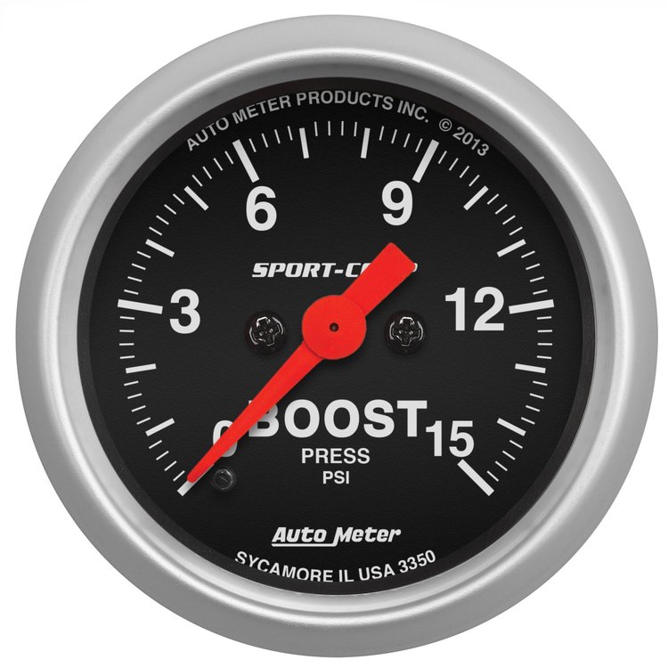 Sport-Comp Boost Gauge 2-1/16" Electrical