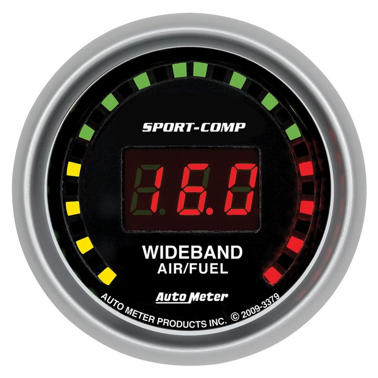 Sport-Comp Wideband Air/Fuel Gauge 2-1/16" Digital