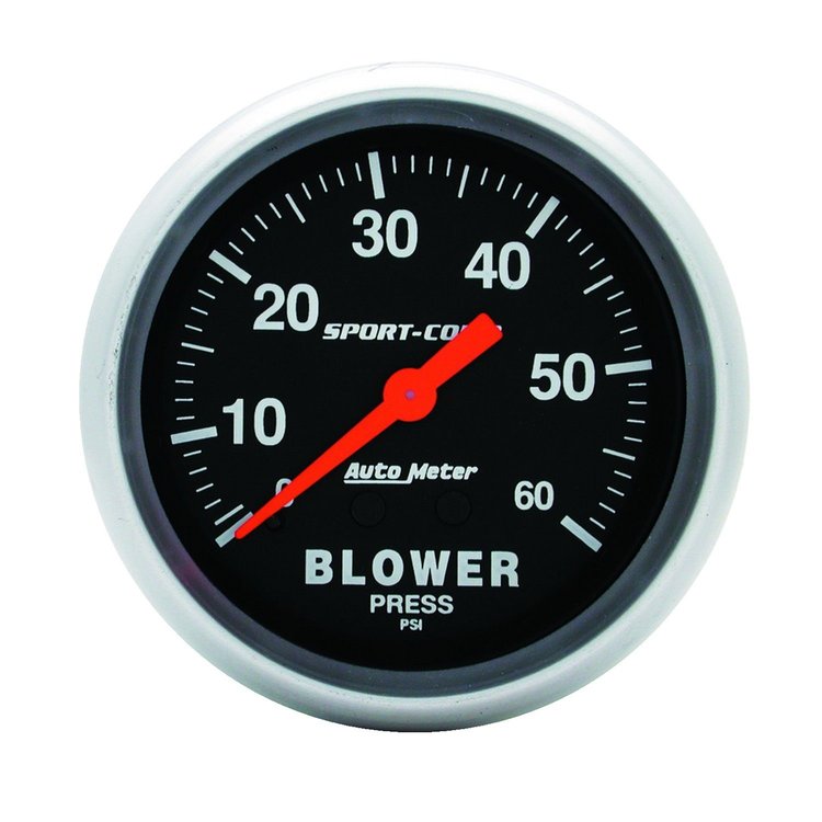 Sport-Comp Blower Pressure Gauge 2-5/8" Mechanical