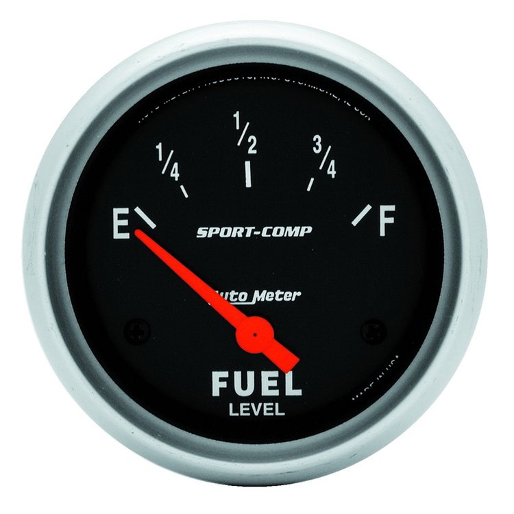 Sport-Comp Fuel Level Gauge 2-5/8" Electrical