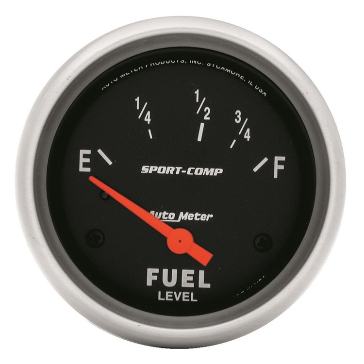 Sport-Comp Fuel Level Gauge 2-5/8" Electrical
