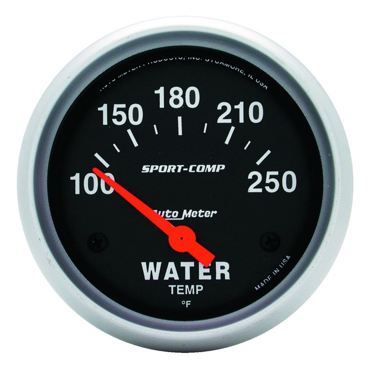 Sport-Comp Water Temperature Gauge 2-5/8" Electrical