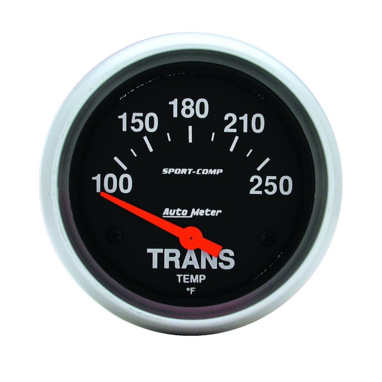 Sport-Comp Transmission Temperature Gauge 2-5/8" Electrical