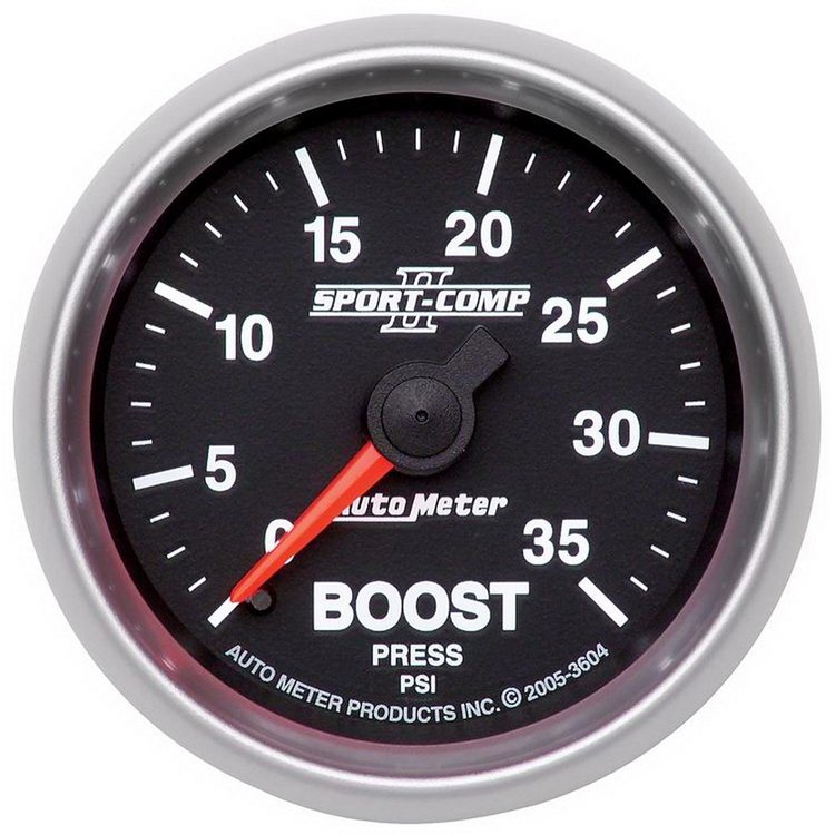 Sport-Comp II Boost Gauge 2-1/16" Mechanical