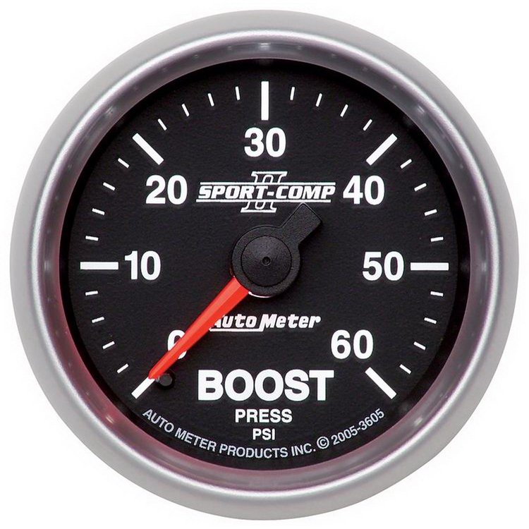 Sport-Comp II Boost Gauge 2-1/16" Mechanical