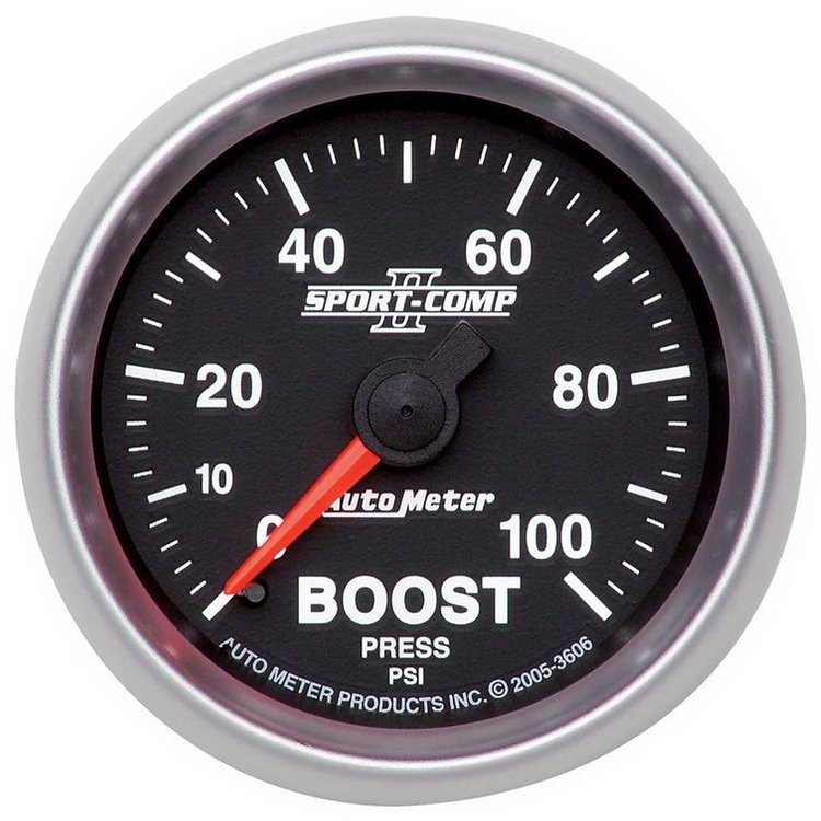 Sport-Comp II Boost Gauge 2-1/16" Mechanical