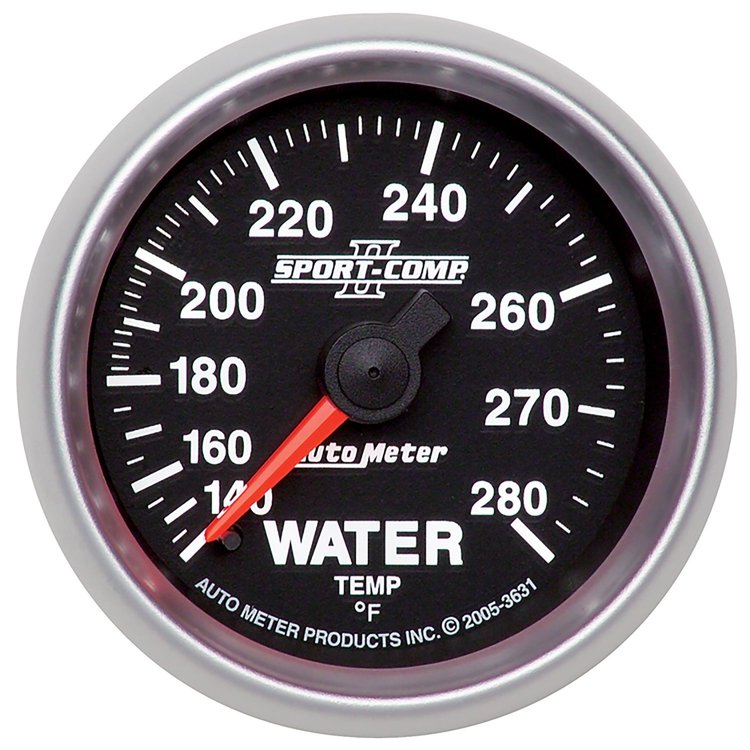 Sport-Comp II Water Temperature Gauge 2-1/16" Mechanical