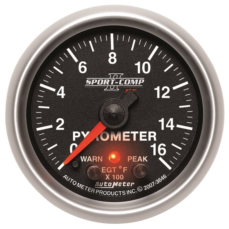 Sport-Comp II EGT Gauge 2-1/16" Electrical (Full Sweep)
