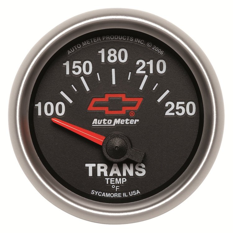 Officially Licensed Chevrolet Performance Transmission Temperature Gauge 2-1/16" Electrical