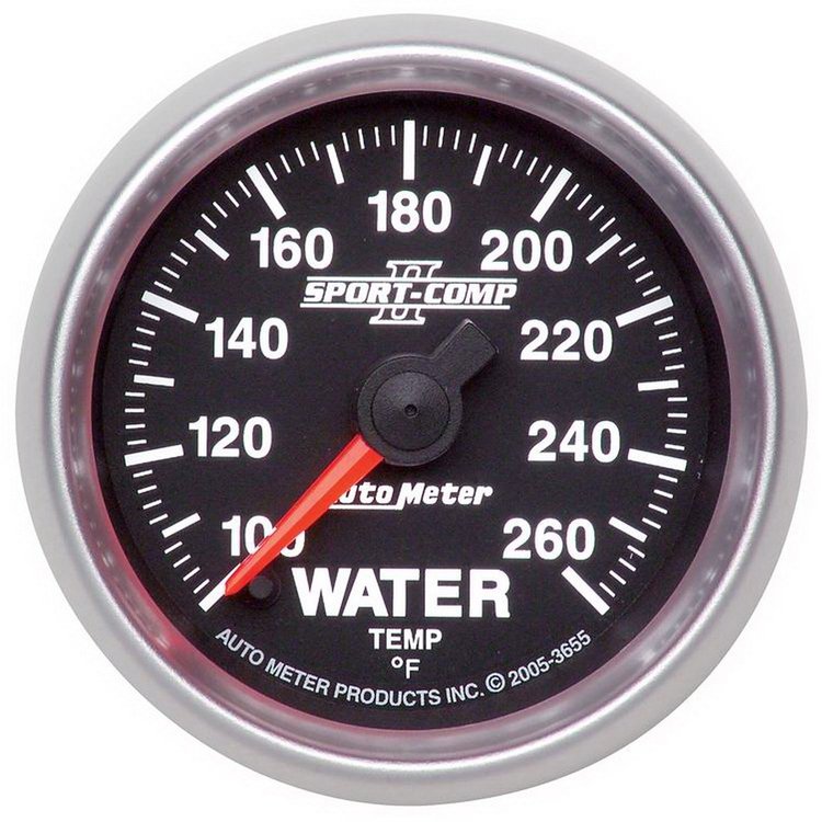 Sport-Comp II Water Temperature Gauge 2-1/16" Electrical (Full Sweep)