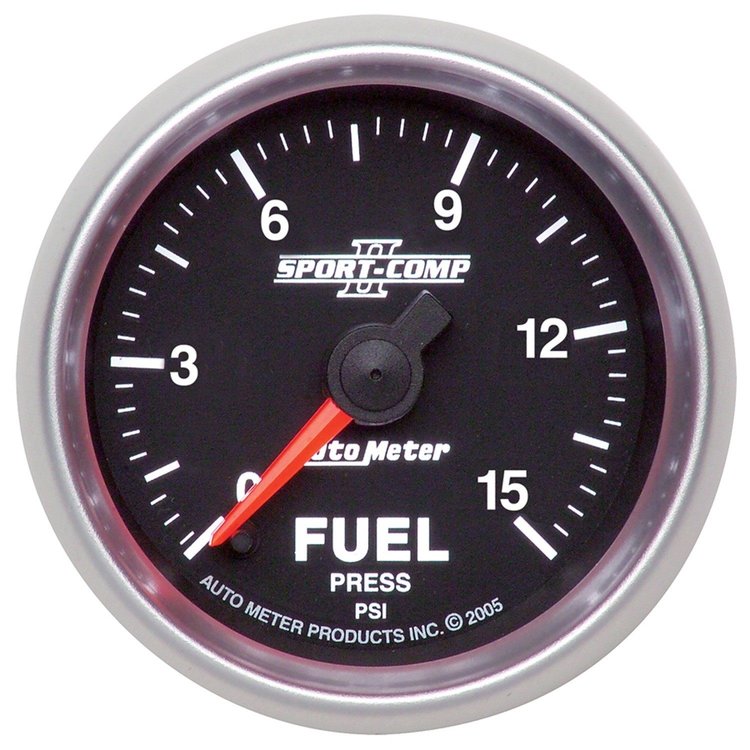 Sport-Comp II Fuel Pressure Gauge 2-1/16" Electrical (Full Sweep)