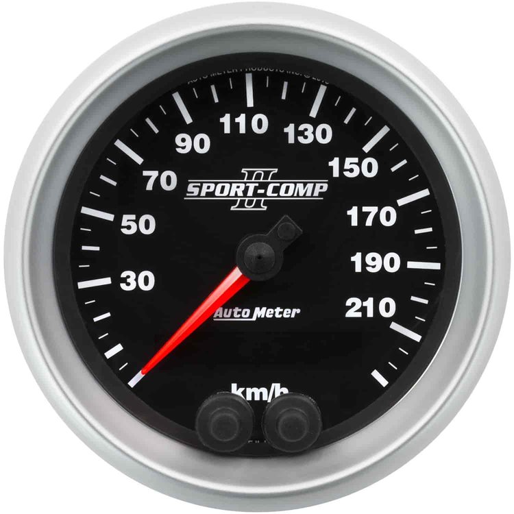 Sport-Comp II GPS Speedometer 3-3/8" Electrical 225 km/h
