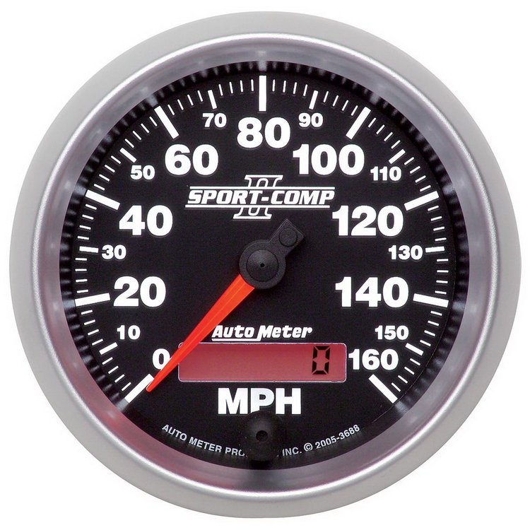 Sport-Comp II Speedometer 3-3/8" Electrical