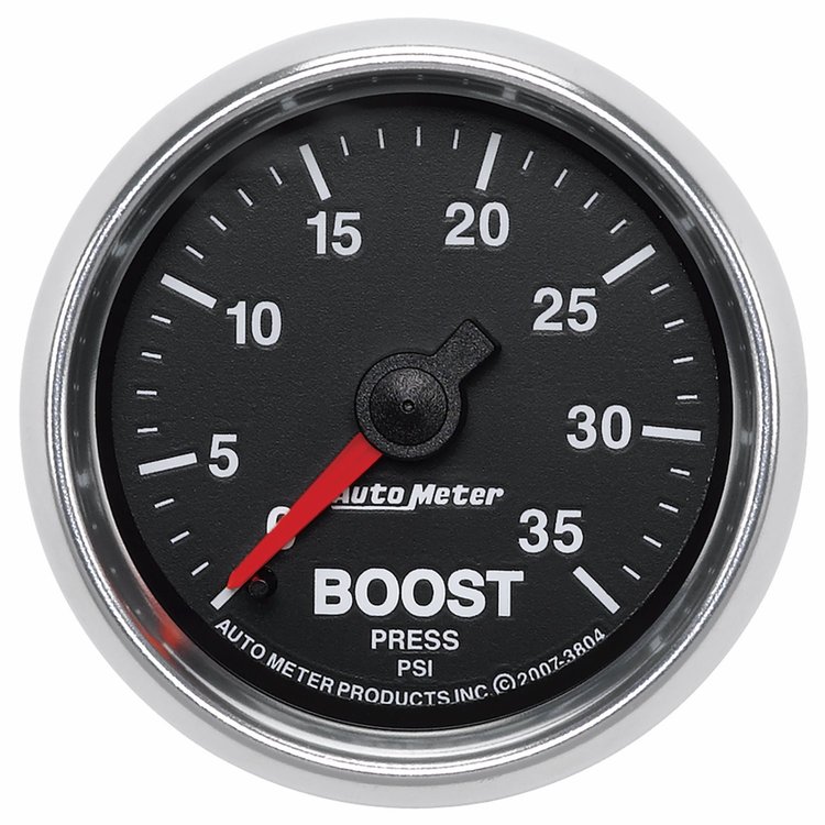 GS Series Boost Gauge 2-1/16", Mechanical