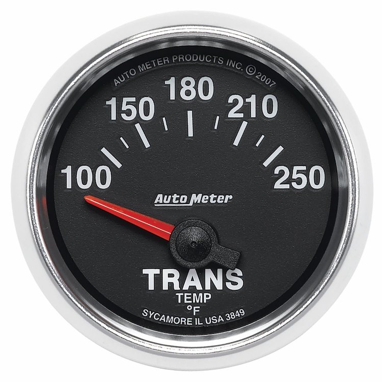 GS Series Transmission Temperature Gauge 2-1/16", Electrical (Short Sweep)