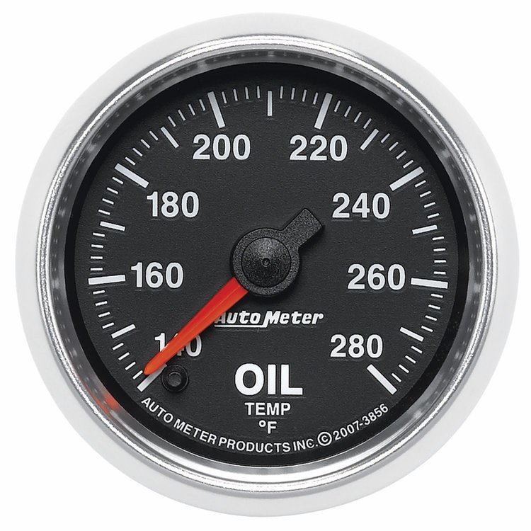 GS Series Oil Temperature Gauge 2-1/16", Electrical (Full Sweep)