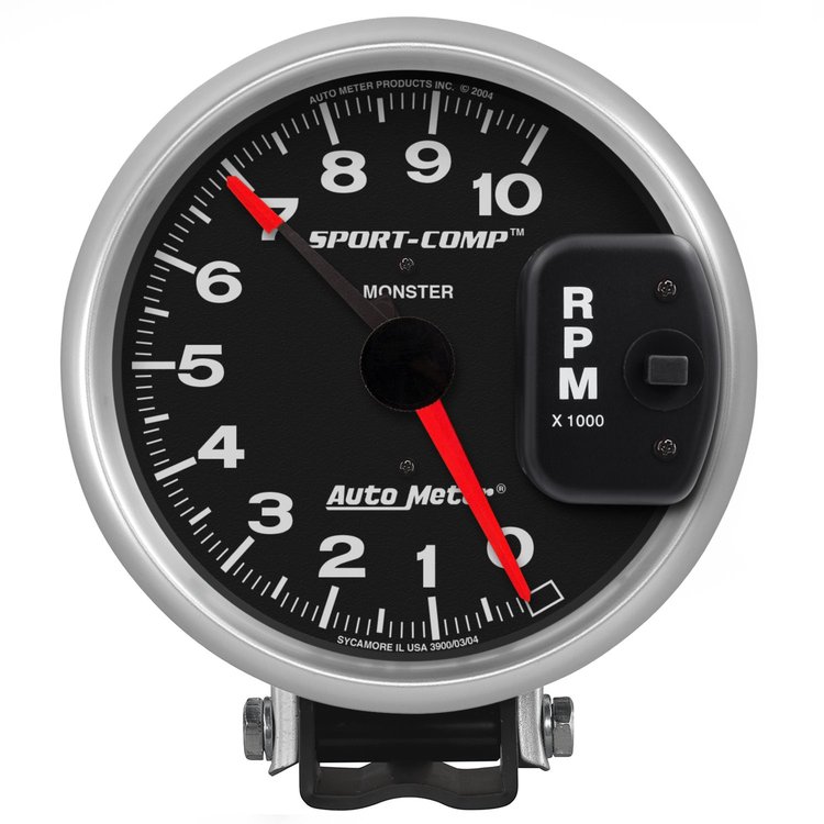 Sport-Comp Pedestal-Mount Tachometer 5" Electrical