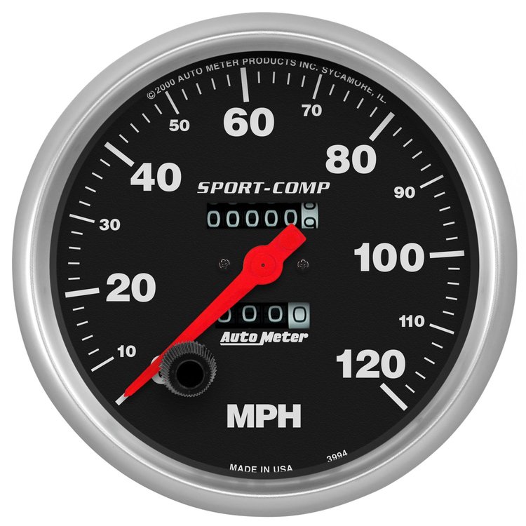 Sport-Comp In-Dash Speedometer 5" Mechanical