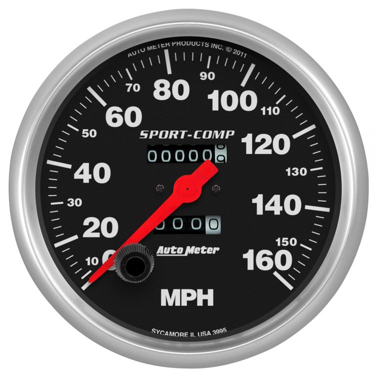 Sport-Comp In-Dash Speedometer 5" Mechanical