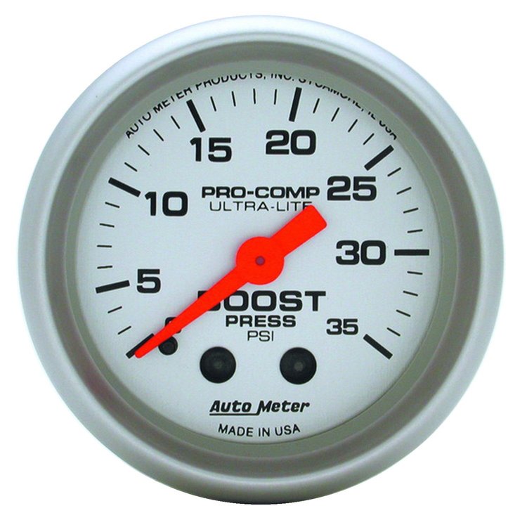 Ultra-Lite Boost Gauge 2-1/16" mechanical