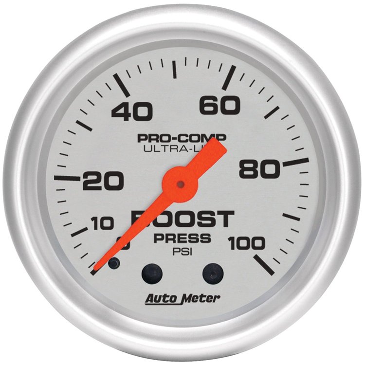 Ultra-Lite Boost Gauge 2-1/16" mechanical