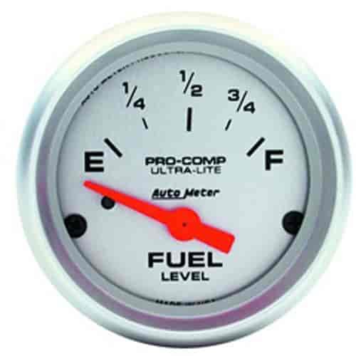 Ultra-Lite Fuel Level Gauge 2-1/16" electrical