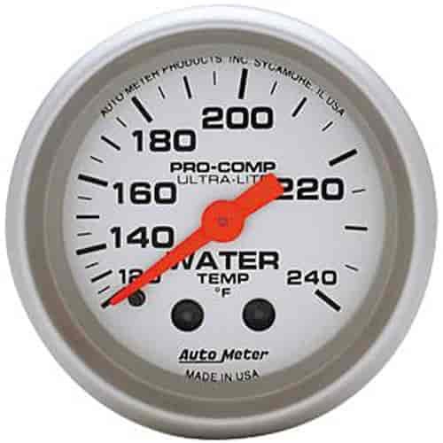 Ultra-Lite Water Temperature Gauge 2-1/16" mechanical