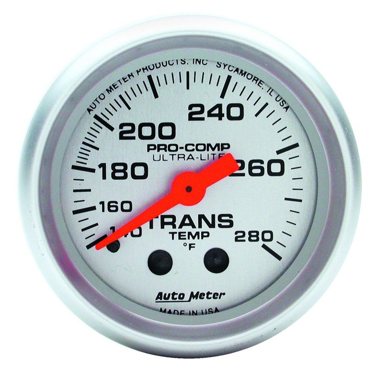 Ultra-Lite Transmission Temperature Gauge 2-1/16" mechanical