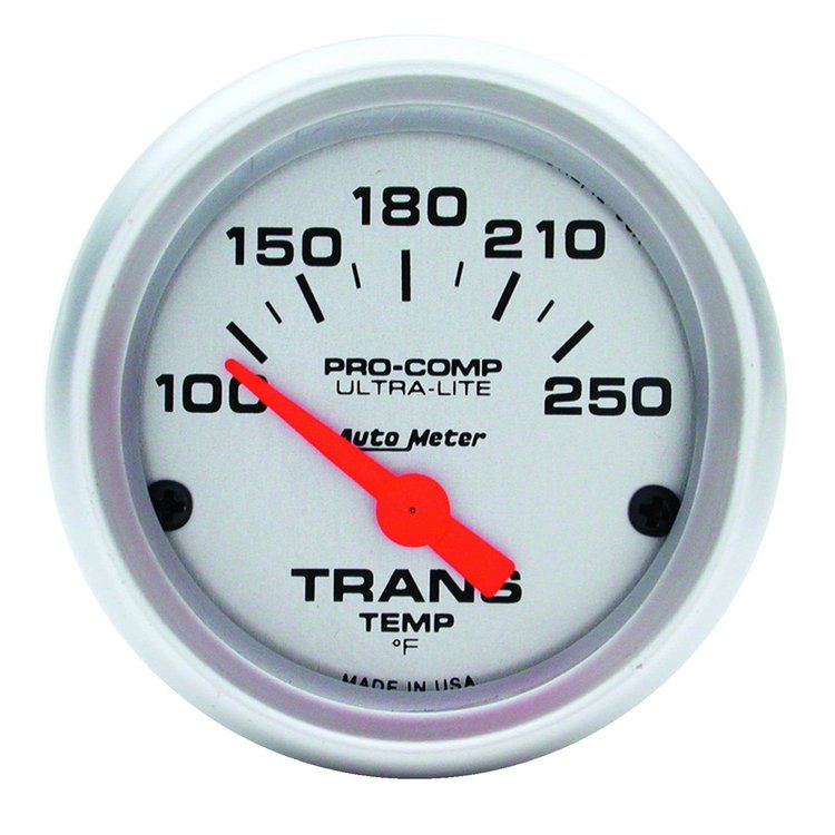 Ultra-Lite Transmission Temperature Gauge 2-1/16" electrical