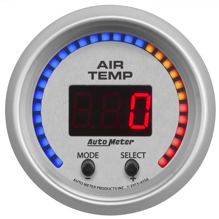 Ultra-Lite Dual Channel Air Temperature Gauge 2-1/16"