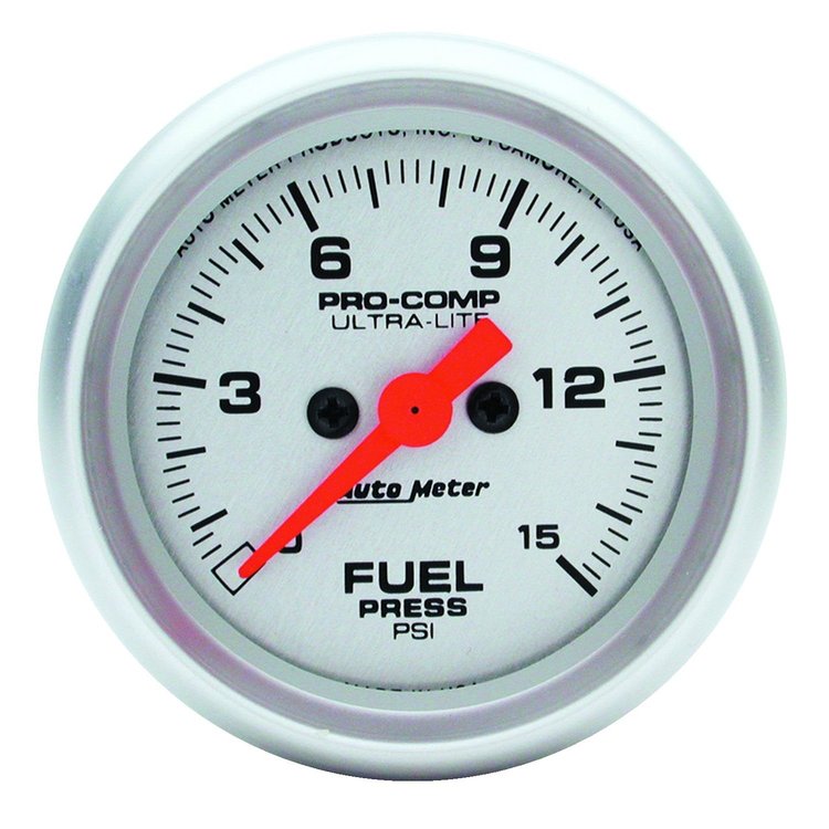 Ultra-Lite Fuel Pressure Gauge 2-1/16" electrical