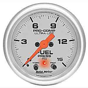 Ultra-Lite Fuel Pressure Gauge 2-1/16" electrical