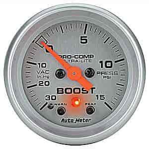 Ultra-Lite Vacuum/Boost Gauge 2-1/16" electrical
