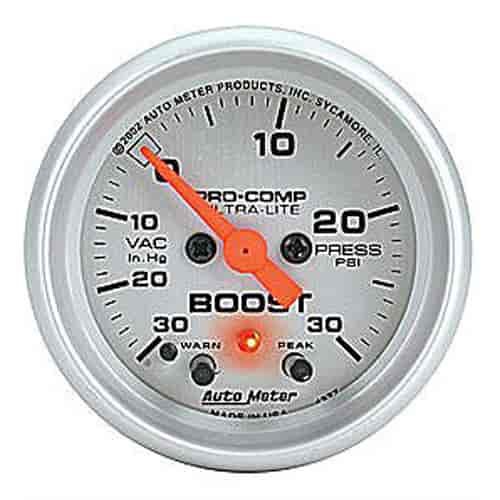 Ultra-Lite Vacuum/Boost Gauge 2-1/16" electrical
