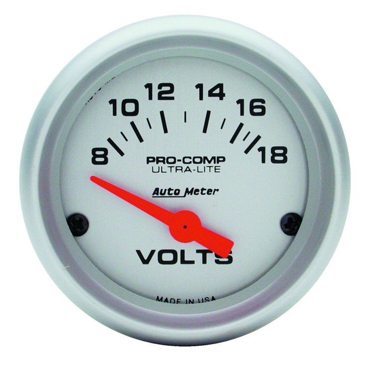 Ultra-Lite Voltmeter 2-1/16" electrical