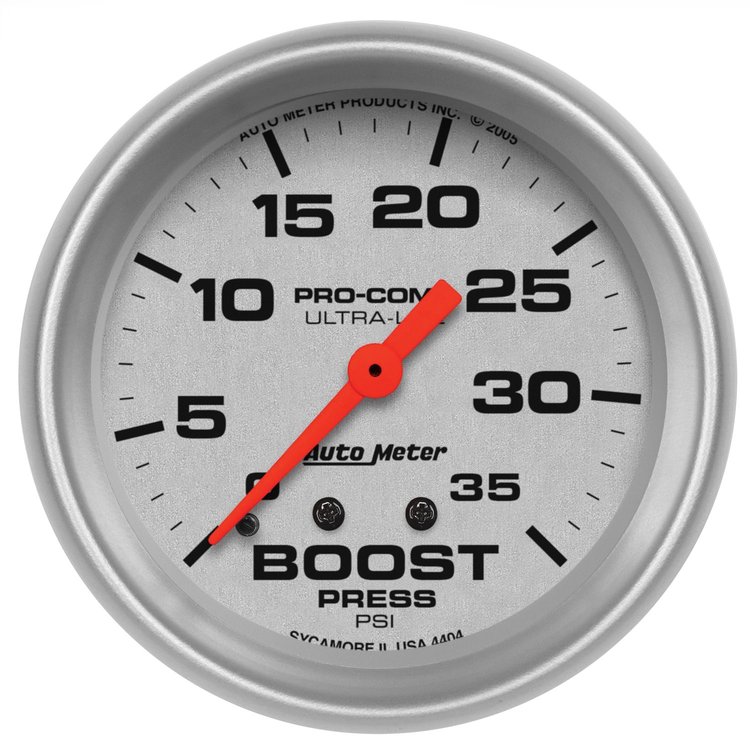 Ultra-Lite Boost Gauge 2-5/8" mechanical