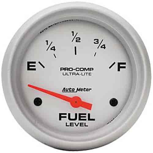Ultra-Lite Fuel Level Gauge 2-5/8" electrical