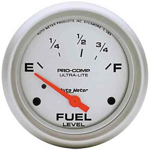 Ultra-Lite Fuel Level Gauge 2-5/8" electrical