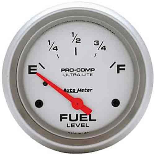Ultra-Lite Fuel Level Gauge 2-5/8" electrical