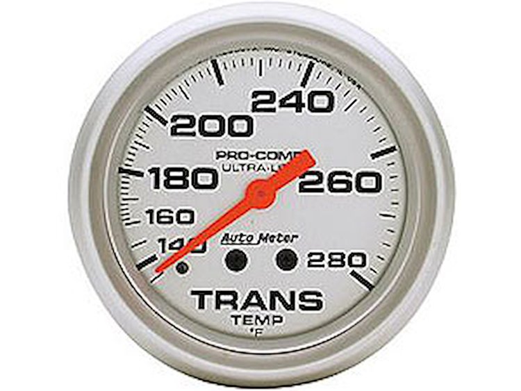 Ultra-Lite Transmission Temperature Gauge 2-5/8" mechanical