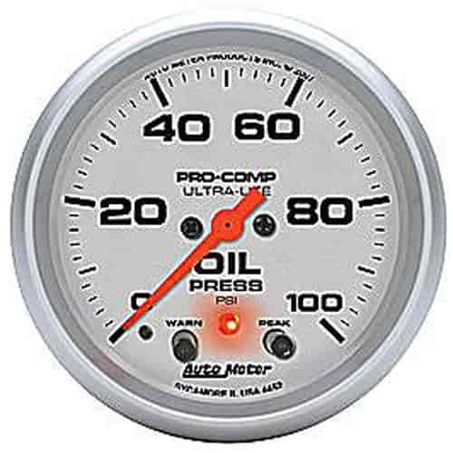 Ultra-Lite Oil Pressure Gauge 2-5/8" electrical