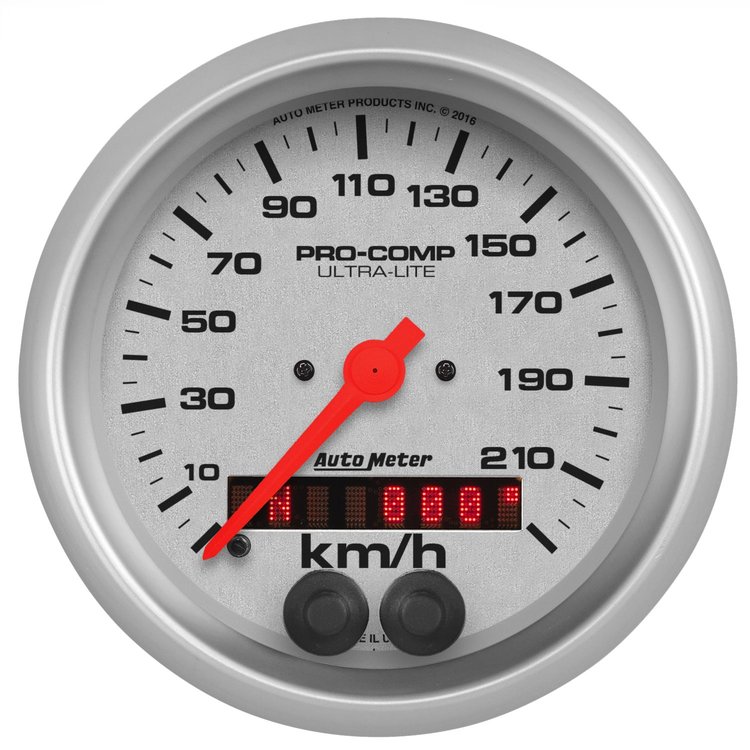 Ultra-Lite In-Dash Speedometer 3-3/8" electrical